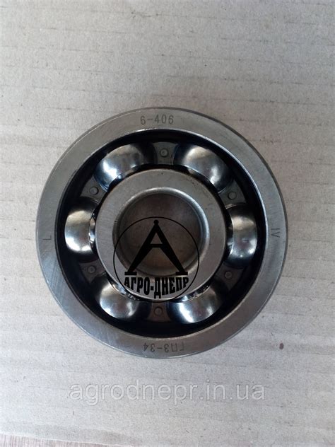 Подшипник 6-406 качения радиально упорный 406 производство РФ, цена 380 ...