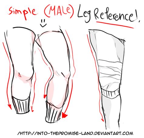 Simple Male Legs Reference By Into Thepromise Land Leg Reference Body Reference Drawing