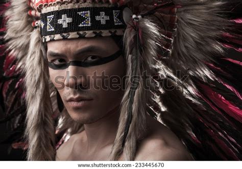 Naked Indian Strong Man Traditional Native Stock Photo 233445670