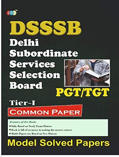 Buy DSSSB PGT TGT Tier I Common Paper Book Online At Low Prices In