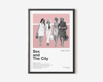 Sex And City Poster Etsy