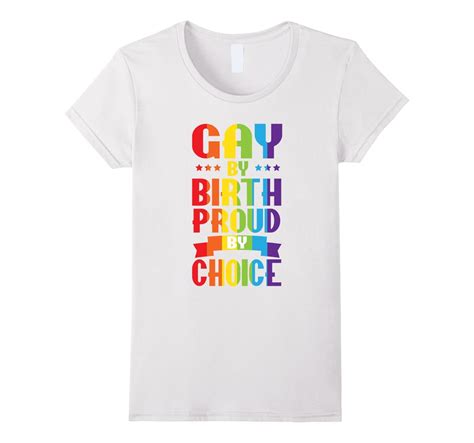 Gay By Birth Proud By Choice Rainbow Lgbt Pride T Shirt 4lvs