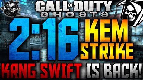 Cod Ghosts Fast Kem Strike W Krng Swift On Sovereign