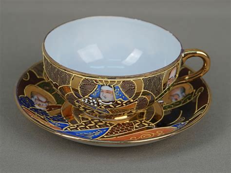 Чайная пара, фарфор, роспись, золочение. Япония, середина XX века ...