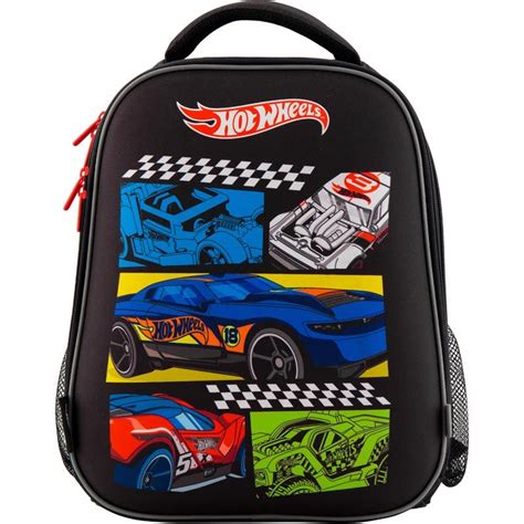 Рюкзак шкільний каркасний Kite Education Hot Wheels купити в Києві Краща ціна на рюкзаки