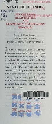 Sex Offender Registration And Community Notification Program Free
