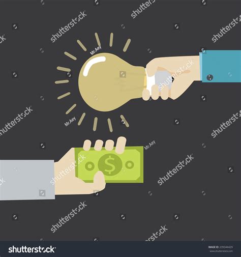 Vector Illustration Concept Crowdfunding Investing Into Stock Vector