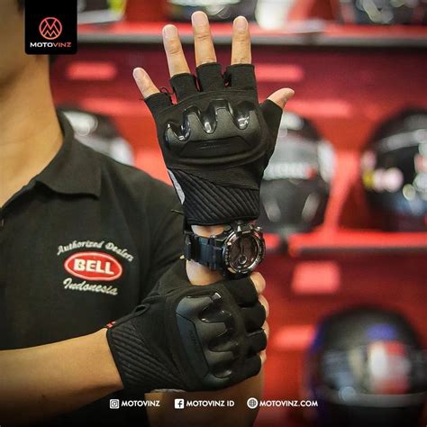 Jual Sarung Tangan Komine Gk Half Finger Fingerless Full Protector