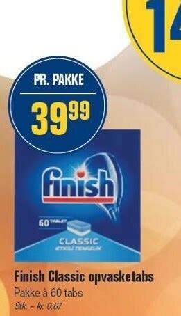 Finish Classic Opvasketabs Tilbud Hos Otto Duborg