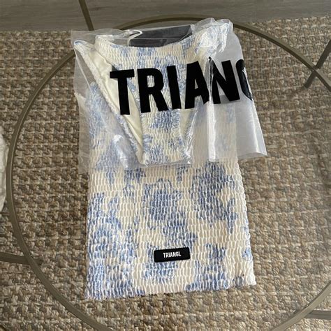 Triangl Vinca Indigo Bikini Bottoms NWT Size Depop