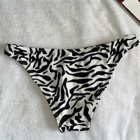 RAQ Swim Raq Zebra Print Bikini Set Size 4 32ddd Poshmark