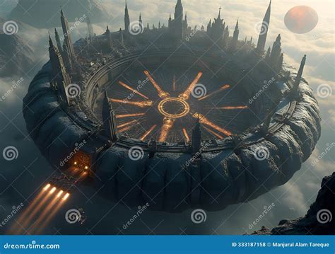 Asteroid Metropolis Stock Illustration Illustration Of Navigating