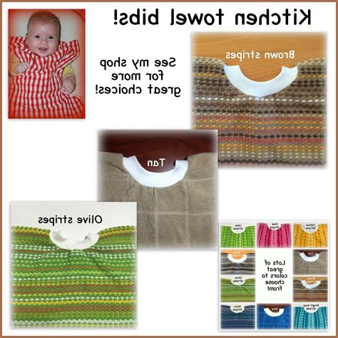 Kitchen Towel Bib Baby Bib Dish Cloth Bib