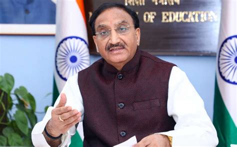 Union Education Minister Ramesh Pokhriyal Nishank Virtually Addresses