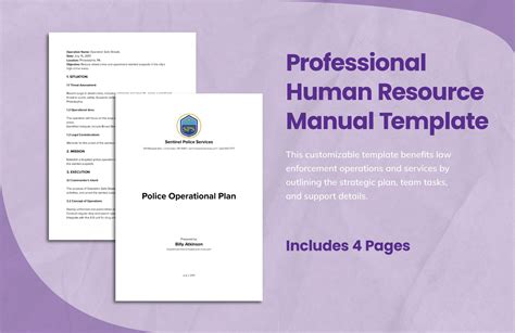 Police Operational Plan Template in Word, PDF, Google Docs - Download ...