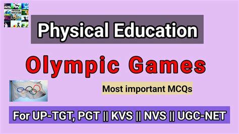 Olympic Games Important Mcqs For All Exams Kvs Nvs Up Tgt Pgt