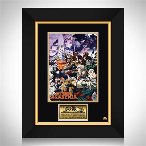 My Hero Academia Promotional Art Limited Signature Edition Custom Frame ...