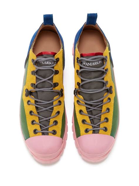 Jw Anderson Colour Block Hiking Boots Farfetch