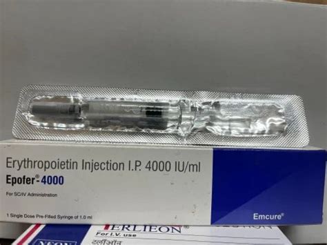 Espogen 4000 Iu Inj Erythropoietin At Rs 138piece In Surat Id