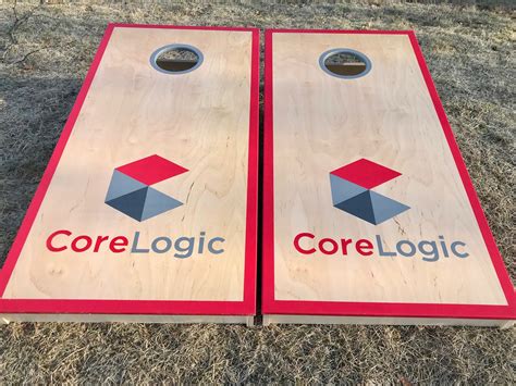 Busines Logo Cornhole Boards custom logo cornhole boards | Etsy