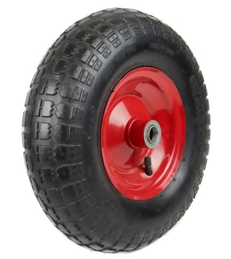Колесо тачки садовой 6" 4,00-6" (под ось 16мм) ступица, подшипник ...