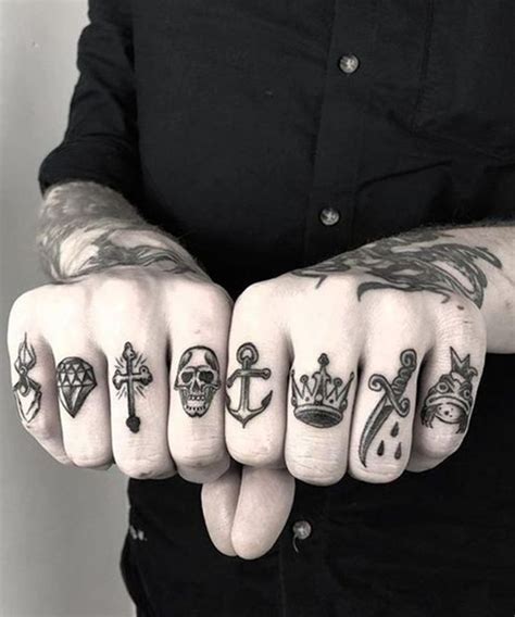 Tattoo Designs On Fingers For Men