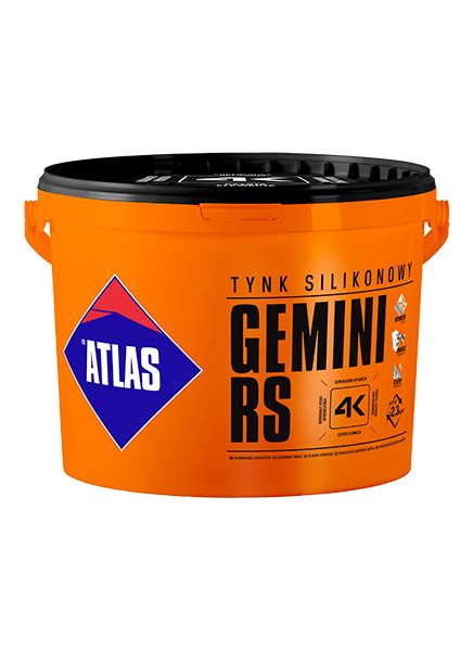 Tynk Silikonowy Gemini Rs Baranek Kg Atlas Atlas Tynki