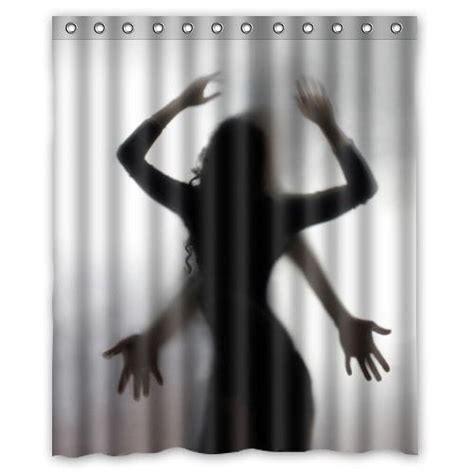 MOHome Funny Sexy Woman And Men Sex Silhouette Shadow Pattern Shower Curtain Waterproof