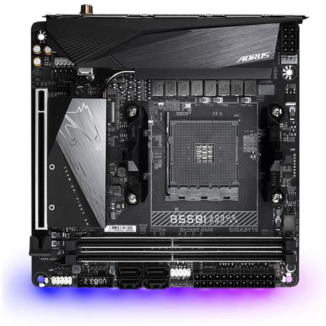 Kustom PCs - Gigabyte AM4 B550I AORUS PRO AX Mini ITX AM4 Motherboard