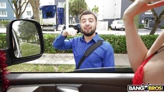 Marica Chanelle Gives Blowjob To A Stranger In BangBus Porn Movies Movs