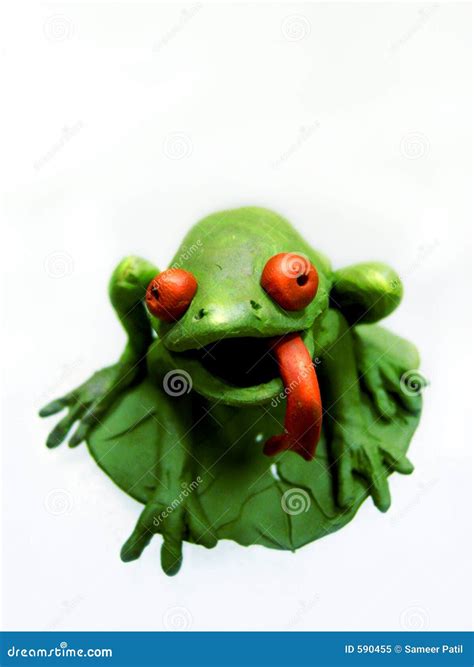 Clay Frog 2 Stock Image Image Of Smile Cartoon Untamed 590455