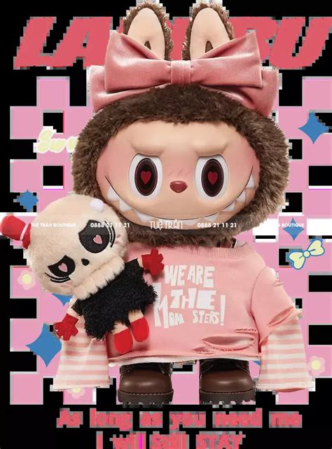 Hình in áo thun hot trend thỏ Labubu