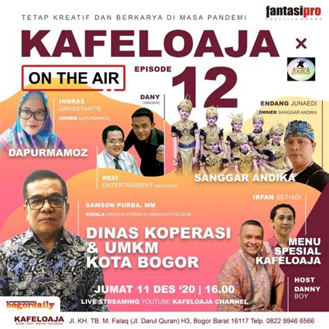 KAFELOAJA Episode 12 Membuka Mata Para Pegiat UMKM Di Kota Bogor