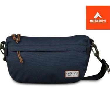 Jual EIGER1989 TAS SELEMPANG TOURER SHOULDER BAG NAVY Shopee Indonesia