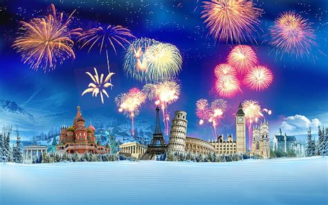 New Year Celebration Wallpaper