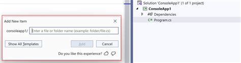 Jaliya S Blog Visual Studio Enable Quick Add For Add New Items