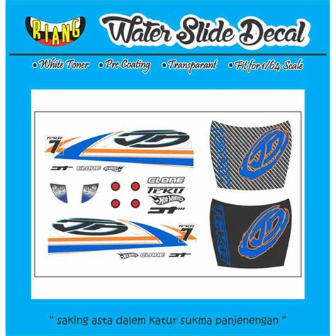 Jual Decal Waterslide Hot Wheels Acceleracers Power Rage Teku Kota Denpasar CCNK Garage
