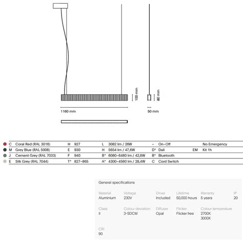 Moderne Linien H Ngeleuchte Mit Cm L Nge Und Gewellte Front