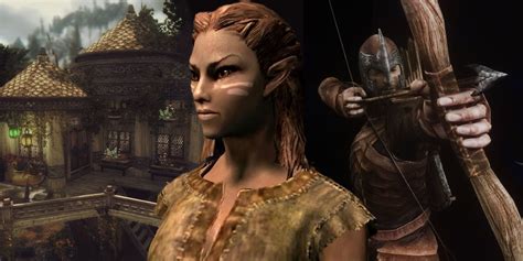 skyrim mods  wood elves