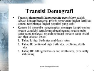 transisi demografi