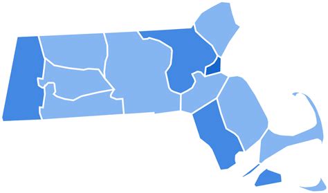 Massachusetts Election Results By County Clipart Full Size Clipart 2335523 Pinclipart