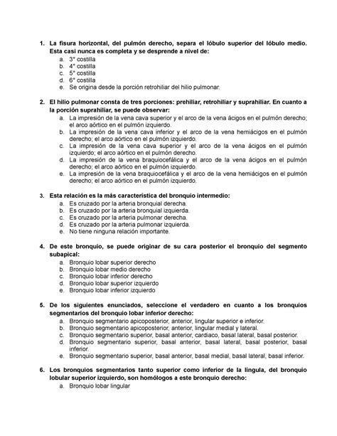 Examen de muestra práctica 6 Mayo 2017 preguntas y respuestas 1 La