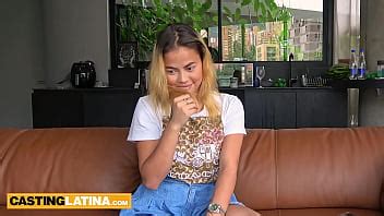 Une Jolie Latina Au Gros Cul Se Fait Pilonner Le Cul Sur Une Bite Apr S Un Casting Et Une