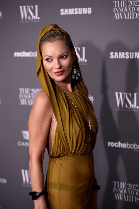 Kate Moss Takes The Naked Dress To New Heights With A Bold Sheer Gold Gown Business News