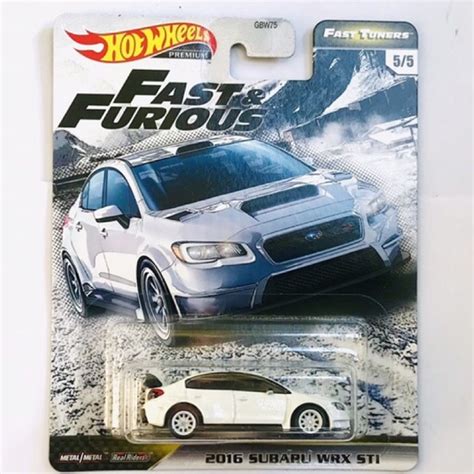 Jual HOT WHEELS PREMIUM 2016 SUBARU WRX STI FAST FURIOUS Shopee Indonesia