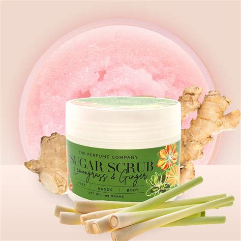 Lemongrass And Ginger Sugar Scrub The Perfume Company