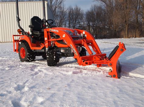 Kubota Bx Snow Plow Attachment Loader Mounted Artofit