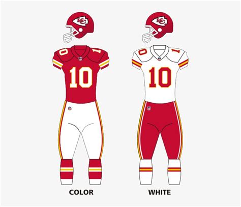 Kc Chiefs Uniforms - Kansas City Chiefs Uniforms 2017 Transparent PNG ...