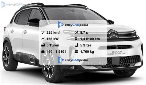 Citroën C5 Aircross Plug In Hybrid 225 Technische Daten 2022 2024