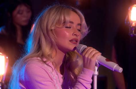 Sabrina Carpenter Strips Down Chappell Roans Good Luck Babe For BBC Performance
